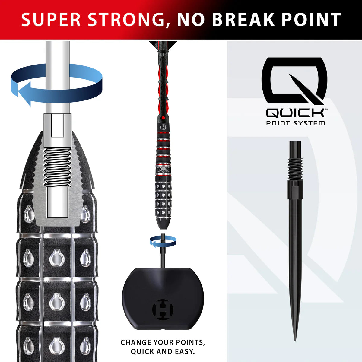 Harrows Ryan Searle Series 3 90% Quick Point Darts