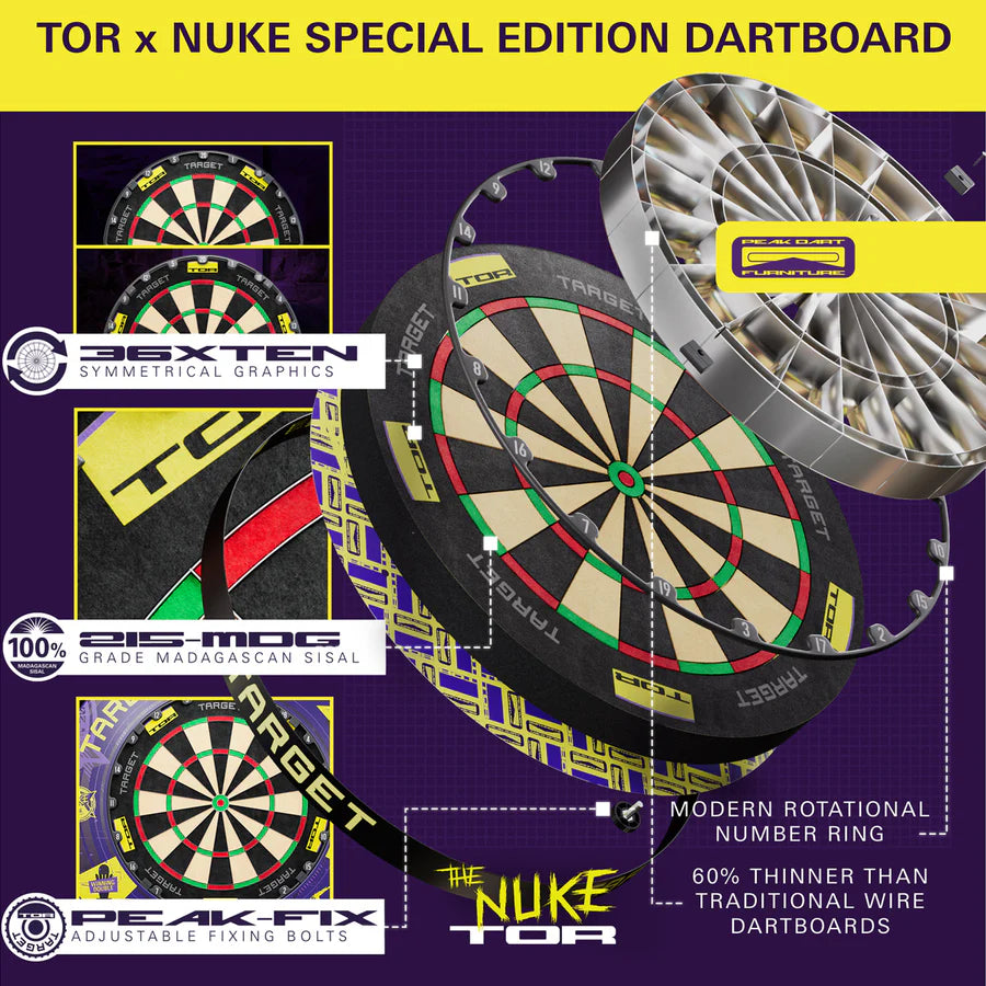 Target Luke Littler World Champion Surround and Tor Board Bundle