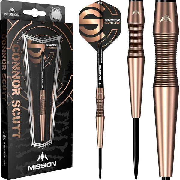 Mission Conor Scutt V2 90% Steel Tip Darts