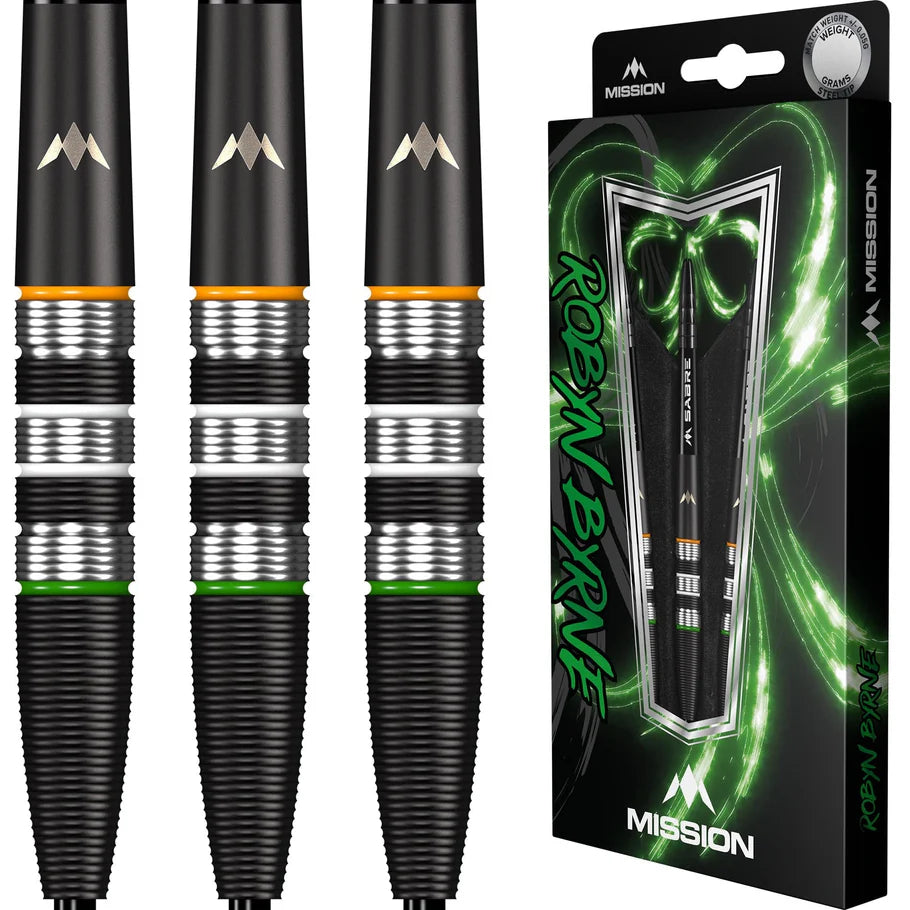 Mission Robyn Byrne 90% Steel Tip Darts