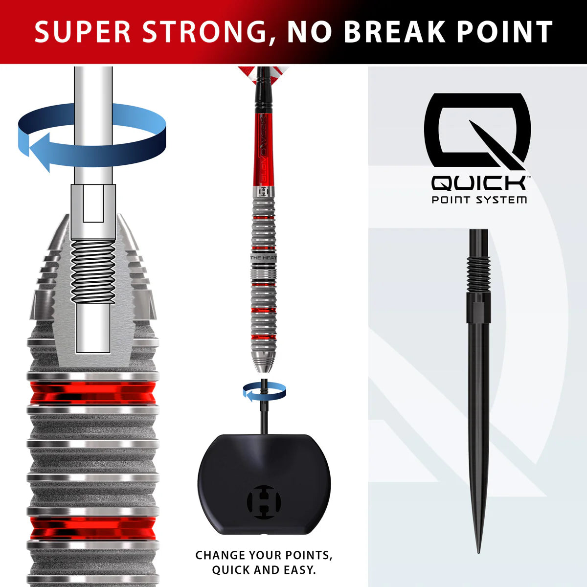 Harrows Damon Heta Series 4 90% Quick Point Darts