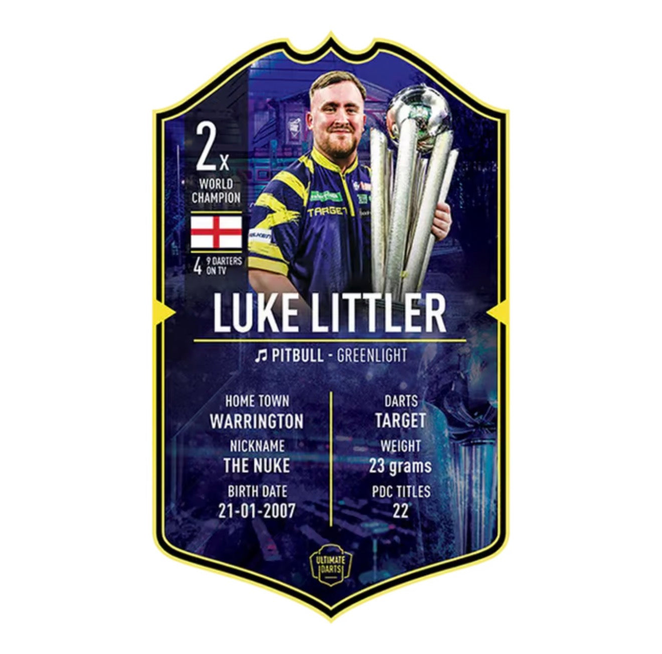 Ultimate Darts Card - Luke Littler World Champion 2026