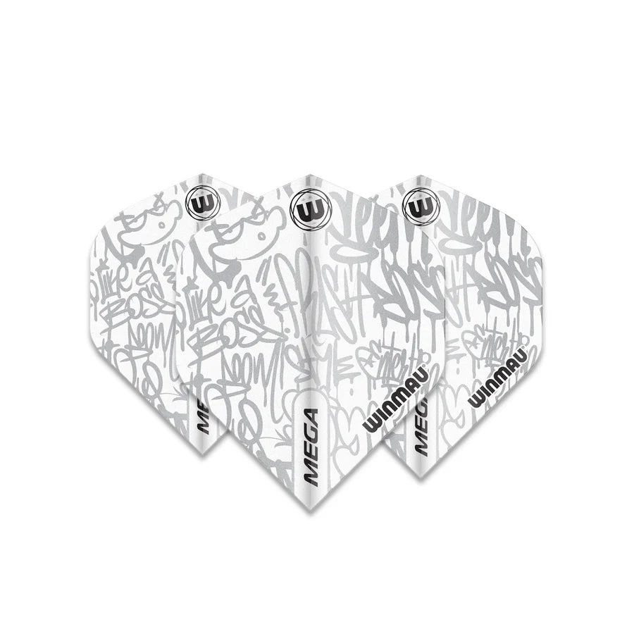 Winmau Mega Standard Signature White Flights
