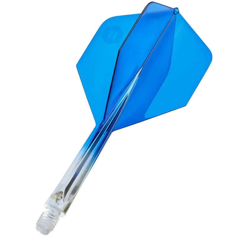 Unicorn Forge Plus - Two Tone Flights Clear & Blue