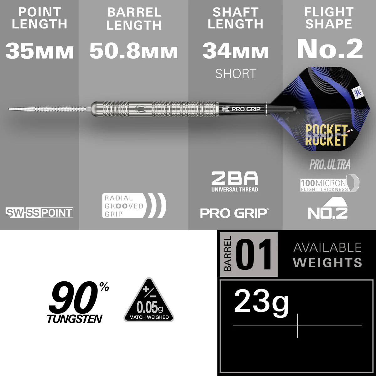 Target Justin Hood G1 90% SP Darts