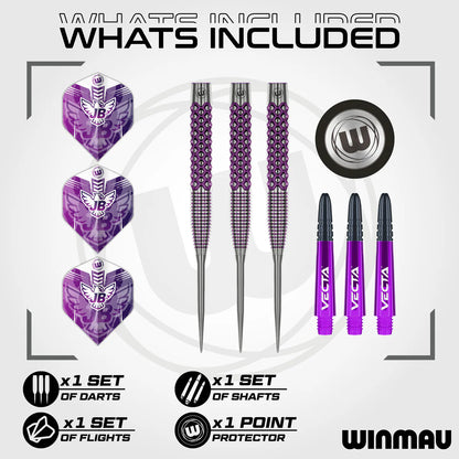 Winmau John Brown Signature Edition 90% Steel Tip Darts