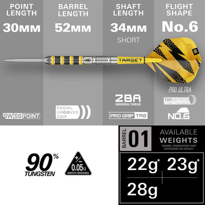 Target Buzz 01 90% SP Darts