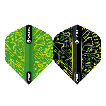 Red Dragon Yin Yang Yellow & Green Flights