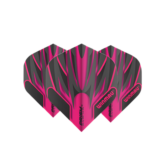 Winmau Prism Alpha Black & Pink Flights