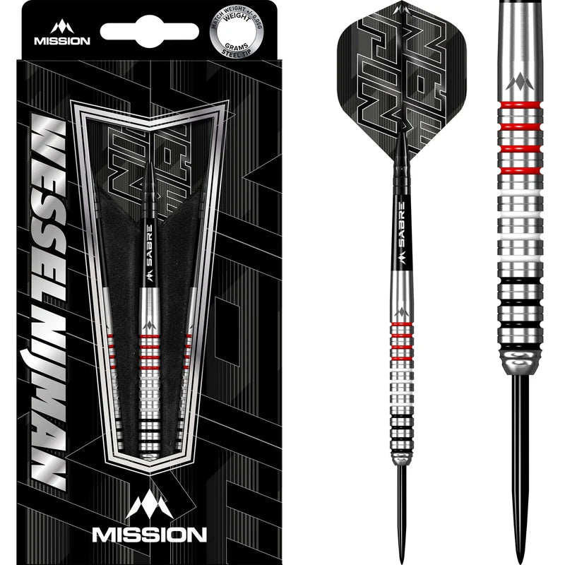 Mission Wessel Nijman 95% Steel Tip Darts