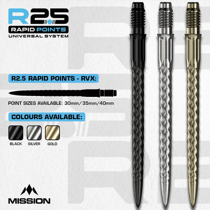 Mission RVX - R2.5 Rapid Dart Points
