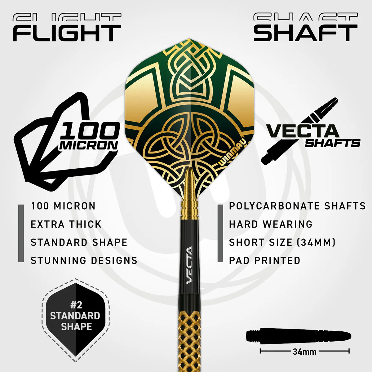 Winmau Brendan Dolan Signature Series 90% Steel Tip Darts