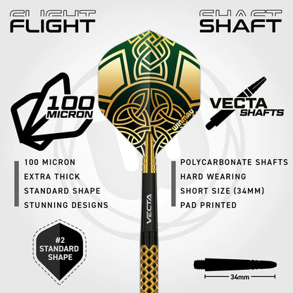 Winmau Brendan Dolan Signature Series 90% Steel Tip Darts