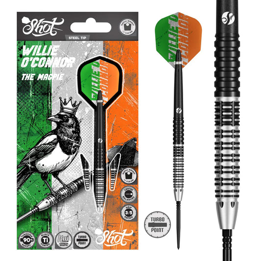 Shot Pro Series Willie O’Connor ‘Magpie’ 90% Turbo Point Darts