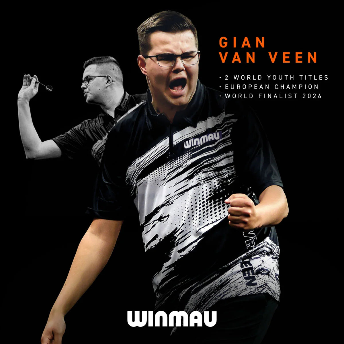 Winmau Gian Van Veen Ts-Pro Switch Point Darts