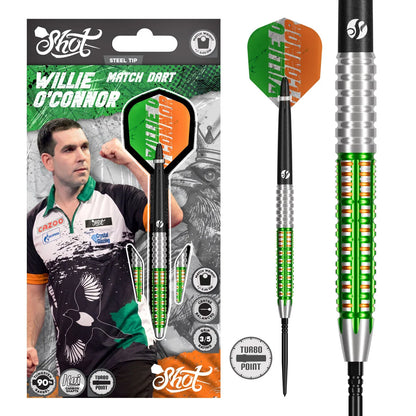 Shot Pro Series Willie O’Connor ‘Match Dart’ 90% Turbo Point Darts