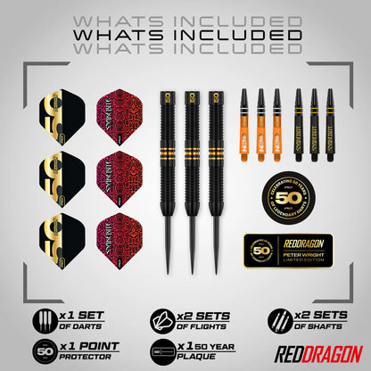 Red Dragon Peter Wright 50 Years Anniversary Darts