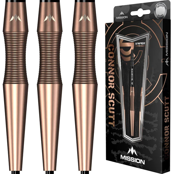 Mission Conor Scutt V2 90% Steel Tip Darts