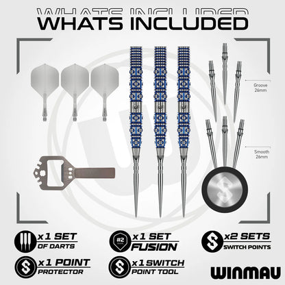 Winmau Lunaris Tapered Switch Point Darts