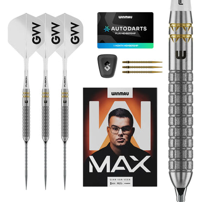 Winmau Gian Van Veen W-Max 90% Switch Point Darts