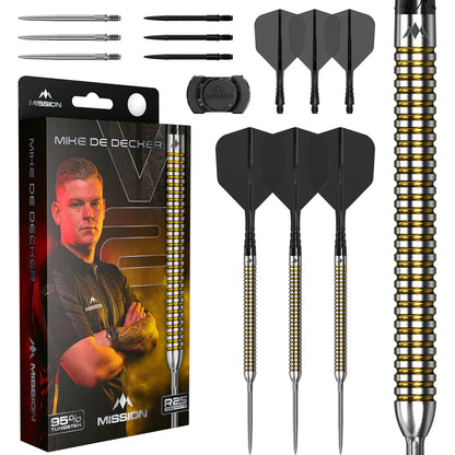 Mission Mike De Decker V2 R2.5 95% Steel Tip Darts