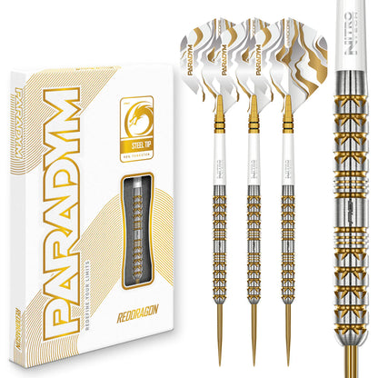 Red Dragon Paradym Gold Parallel 90% Steel Tip Darts