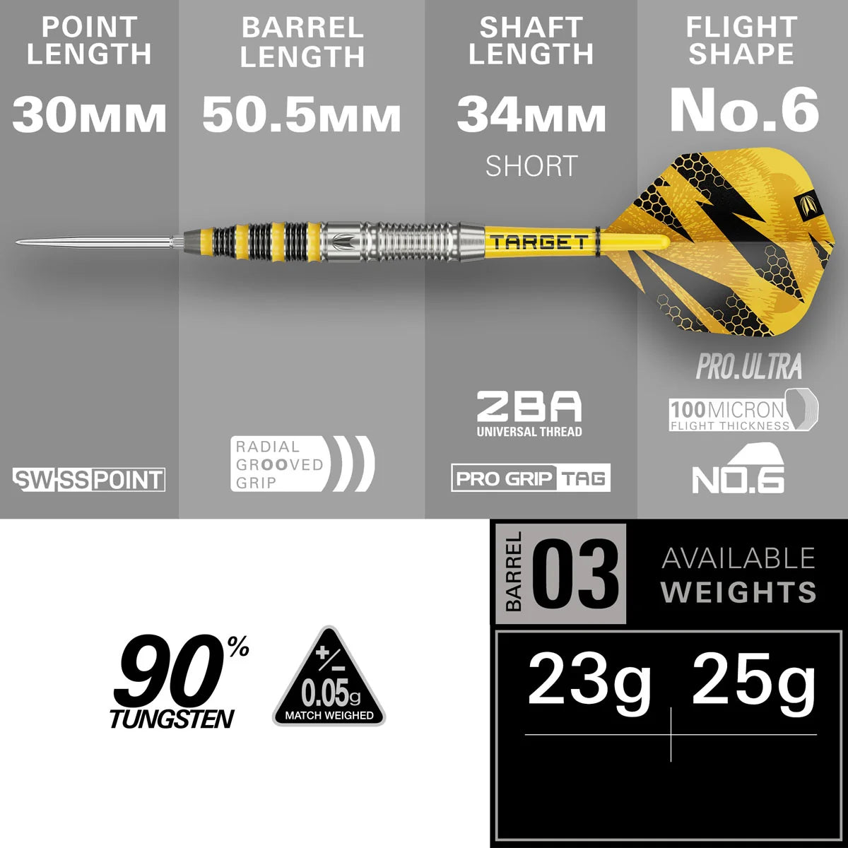 Target Buzz 03 90% SP Darts