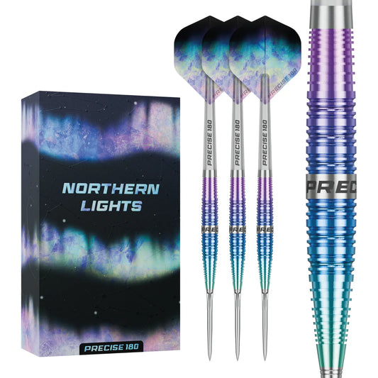 Precise180 ‘Northern Lights’ Steel Tip Darts