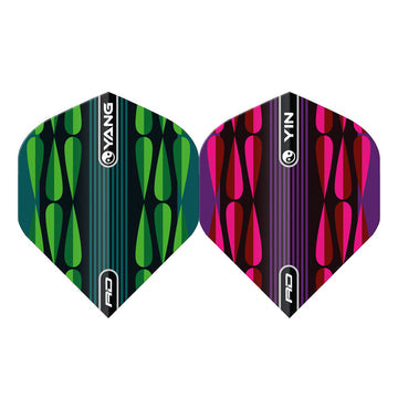 Red Dragon Yin Yang Pink & Green Flights
