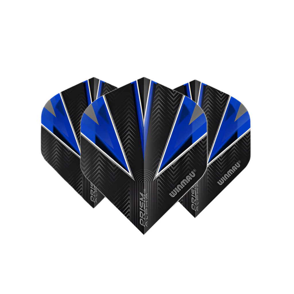 Winmau Prism Alpha Black & Blue Flights