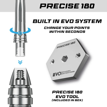 Precise180 ‘Paul Meyer’ Steel Tip Darts
