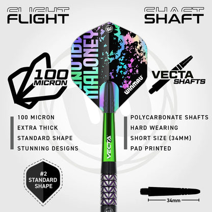 Winmau Mike Maloney 90% Steel Tip Darts