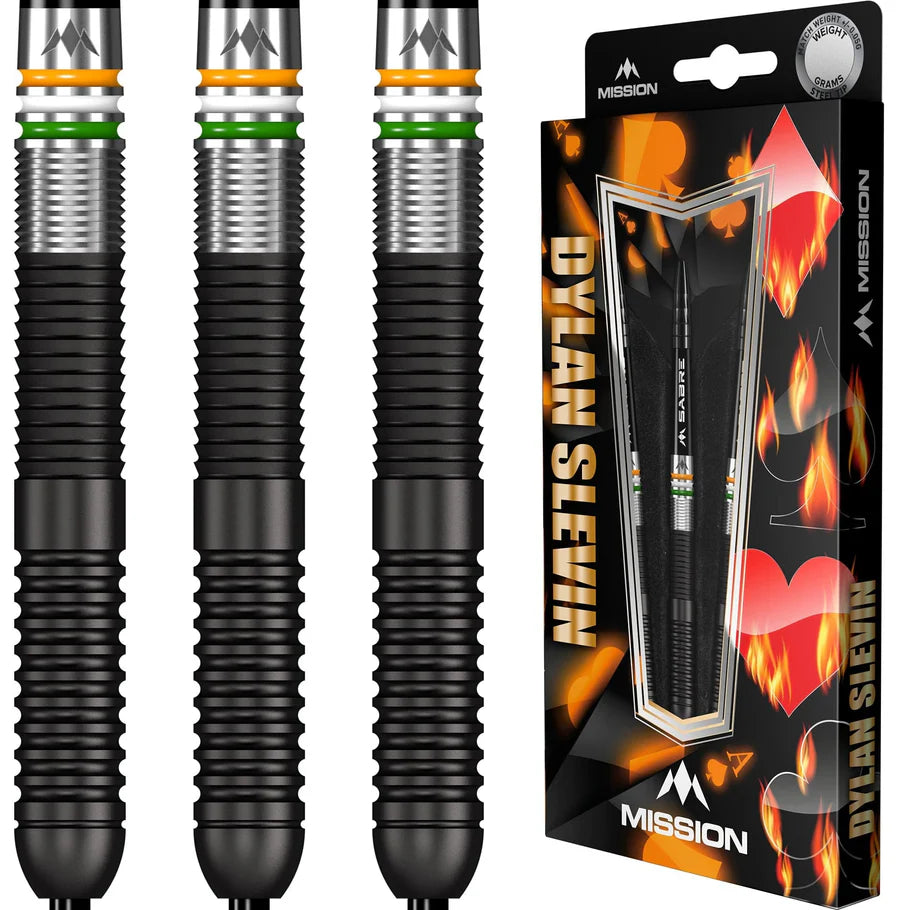 Mission Dylan Slevin 90% Steel Tip Darts