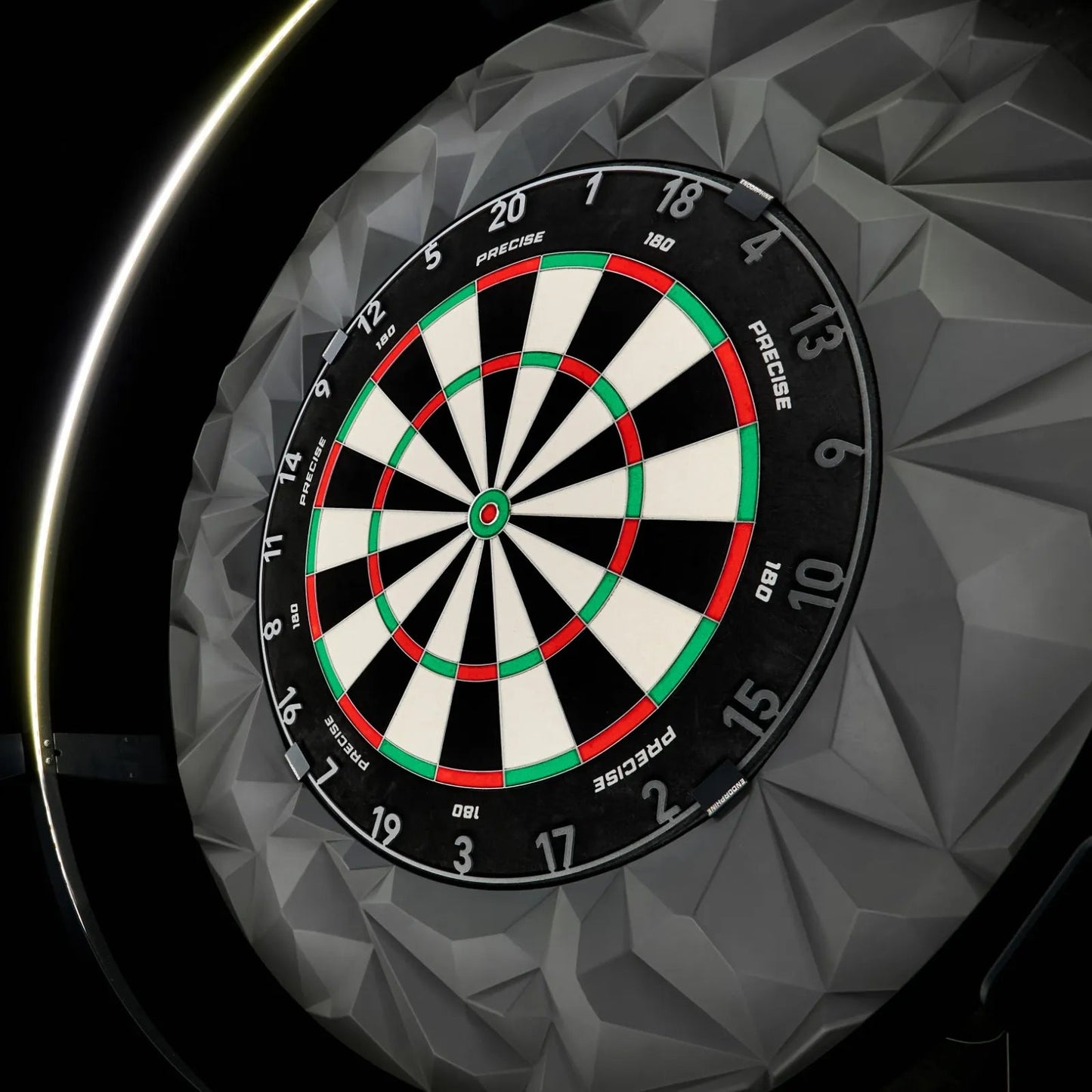 Precise180 ‘Subterra’ Graphite 3D Dartboard Surround