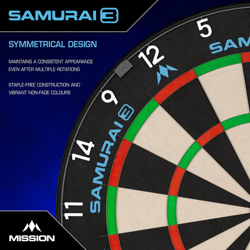 Mission Samurai 3 - Professional Dartboard