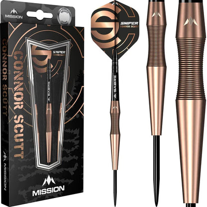 Mission Conor Scutt V2 90% Steel Tip Darts