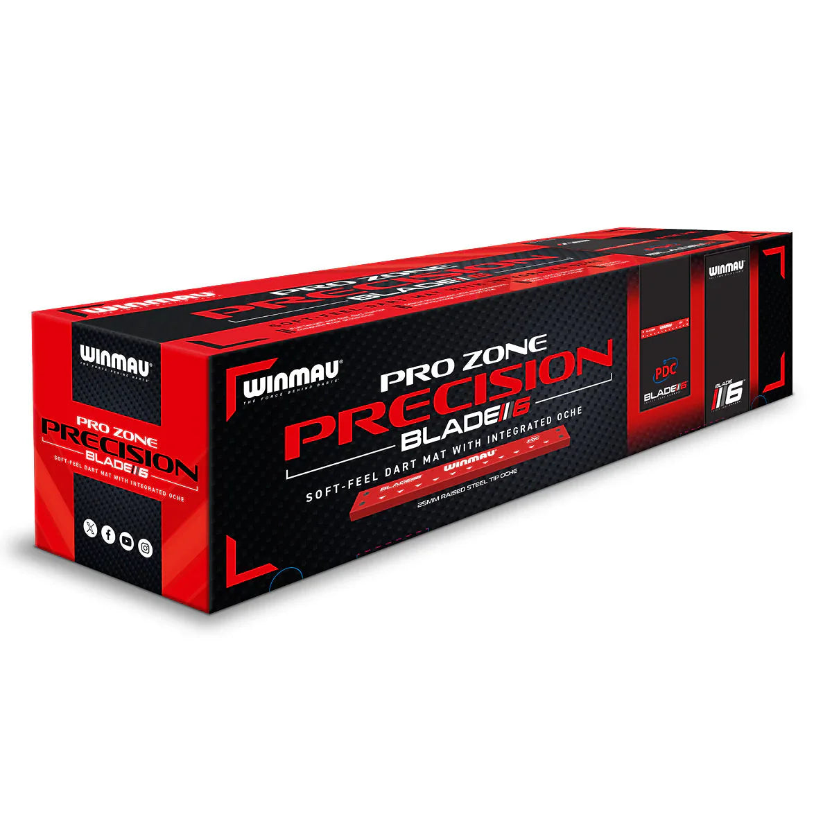 Winmau Pro Zone Blade 6 Soft Mat with Integrated Oche