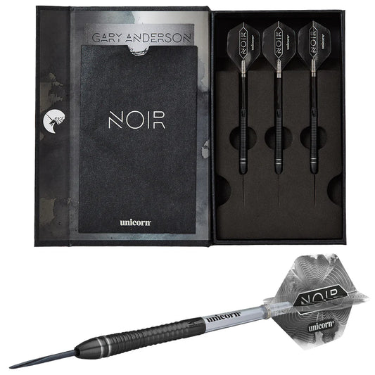 Unicorn Gary Anderson Noir Phase 6 Steel Tip Darts