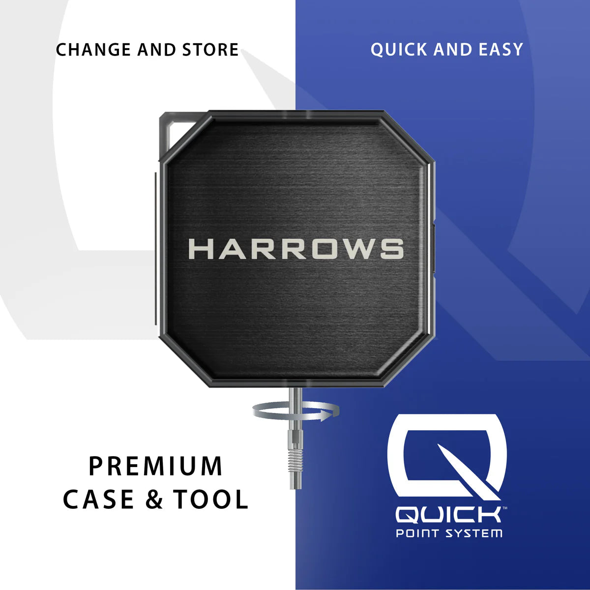 Harrows Premium Quick Point Tool / Case