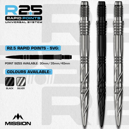 Mission SGV - R2.5 Rapid Dart Points