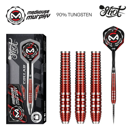 Shot Charlie Murphy Collab Pro Series 90% Steel Tip Darts