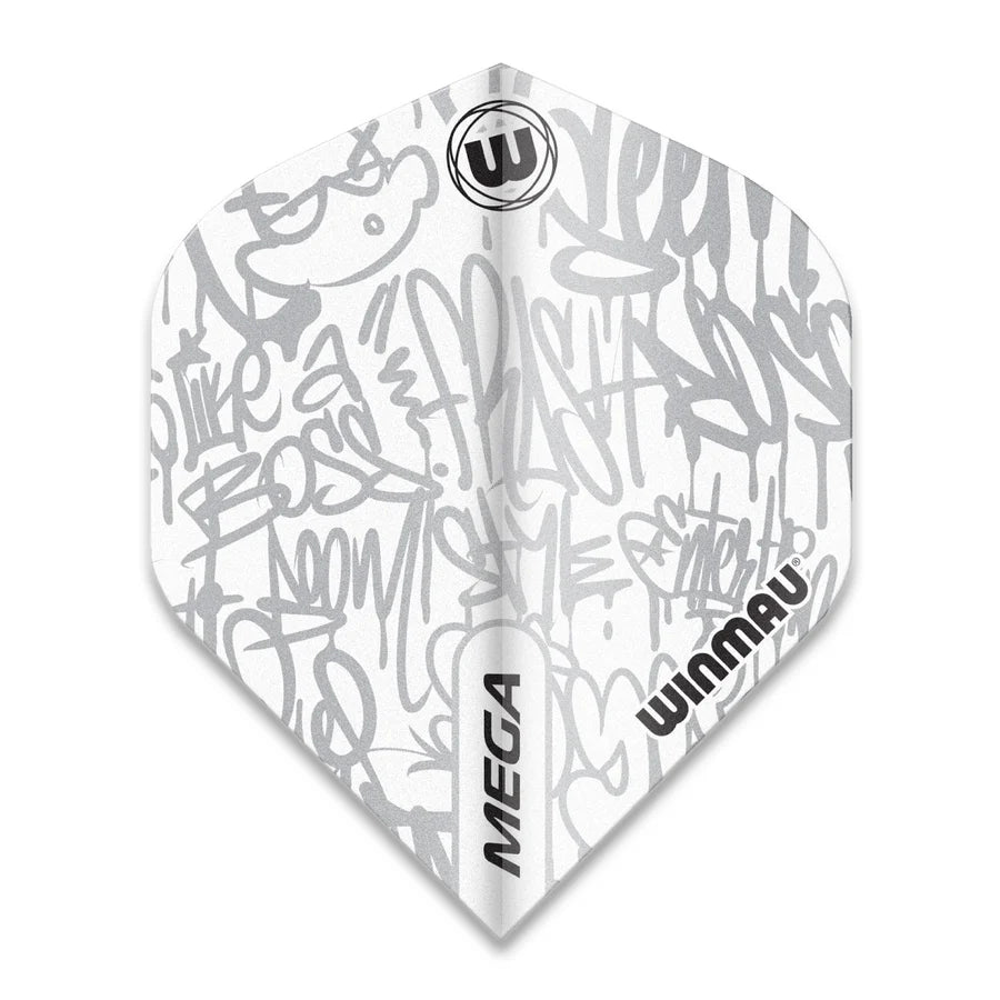 Winmau Mega Standard Signature White Flights