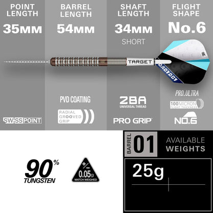 Target Adam Lipscombe G1 90% SP Darts