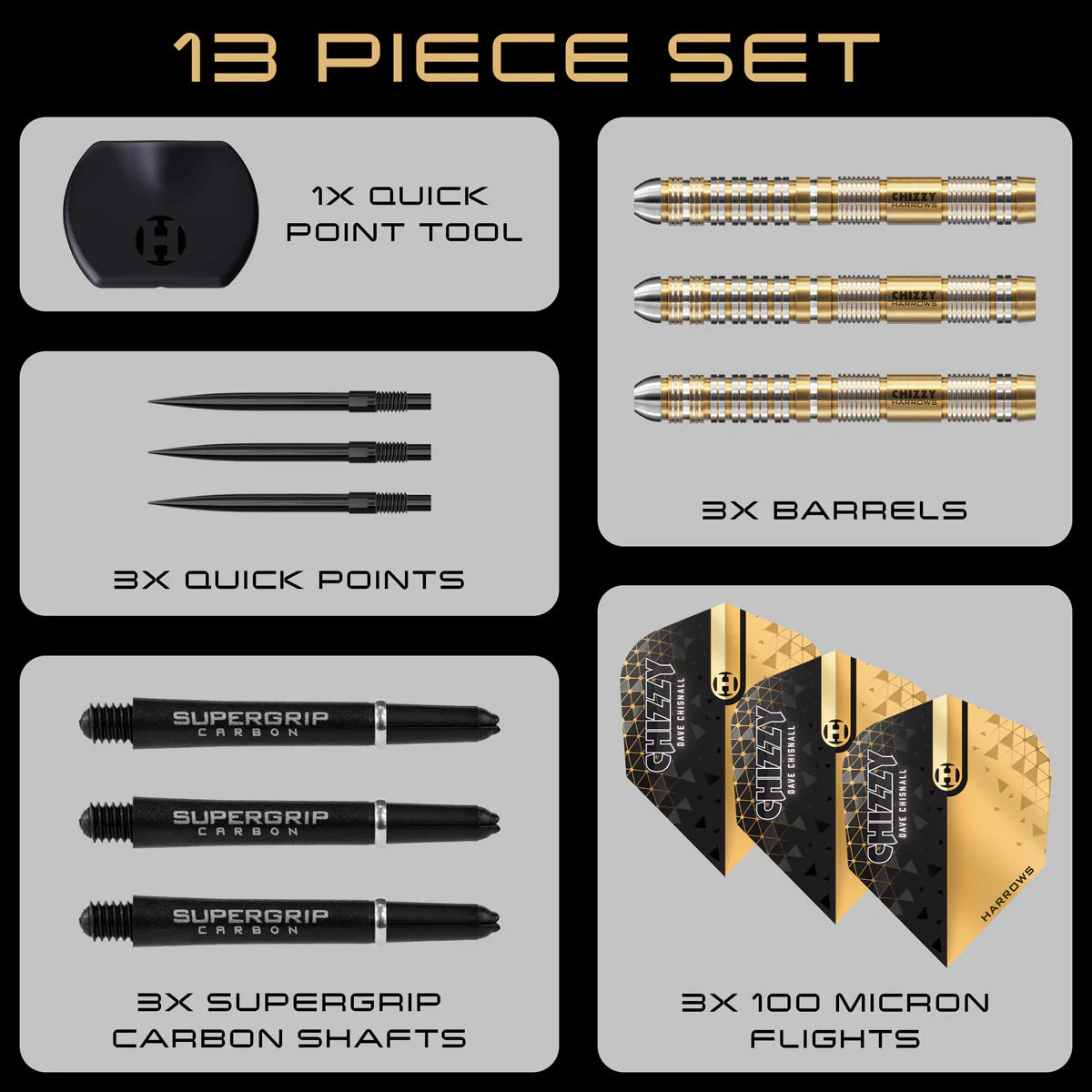 Harrows Dave Chisnall 'Chizzy' Series 2 Darts