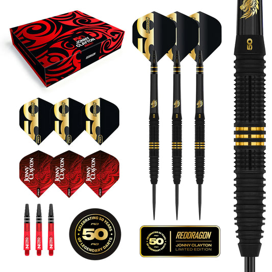 Red Dragon Jonny Clayton 50 Years Anniversary Darts