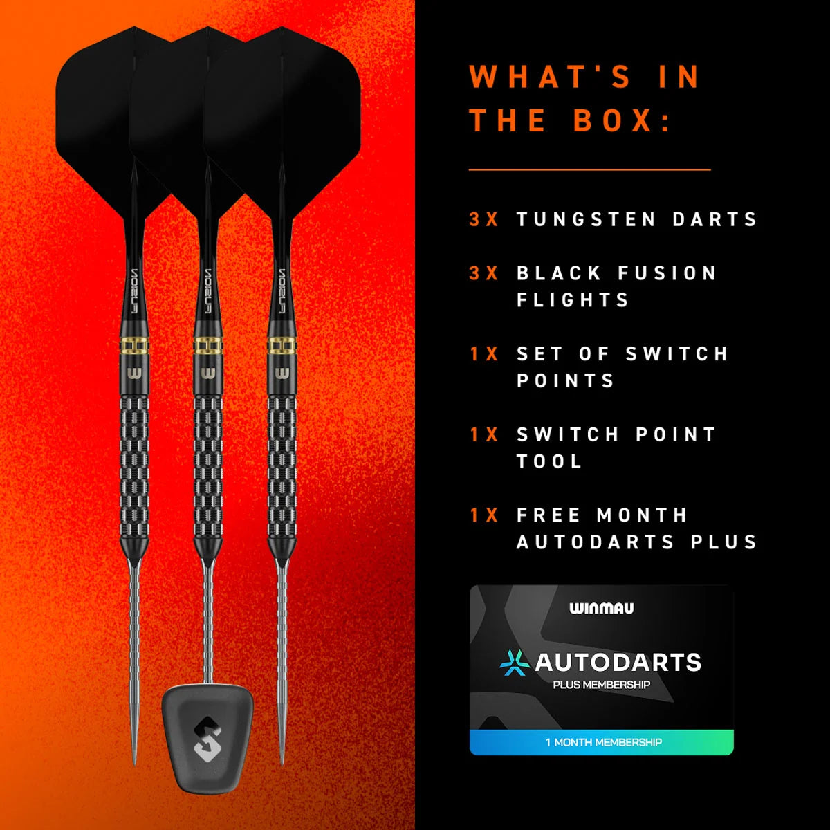 Winmau Gian Van Veen Ts-Pro Switch Point Darts