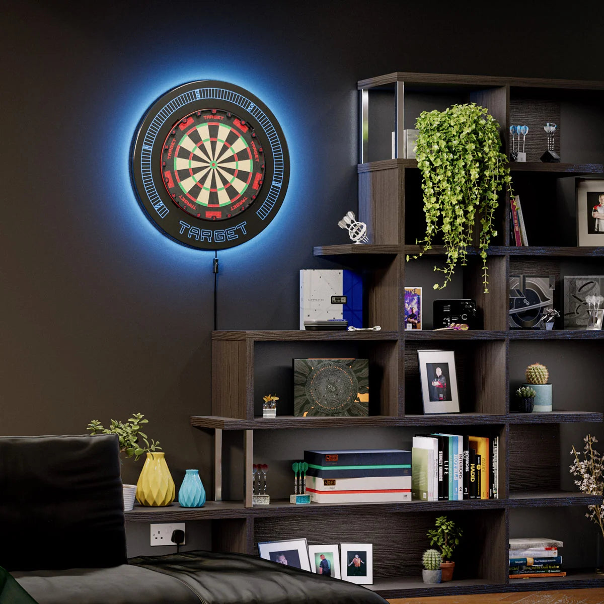 Target Corona Vision LED Notched Dartboard Surround