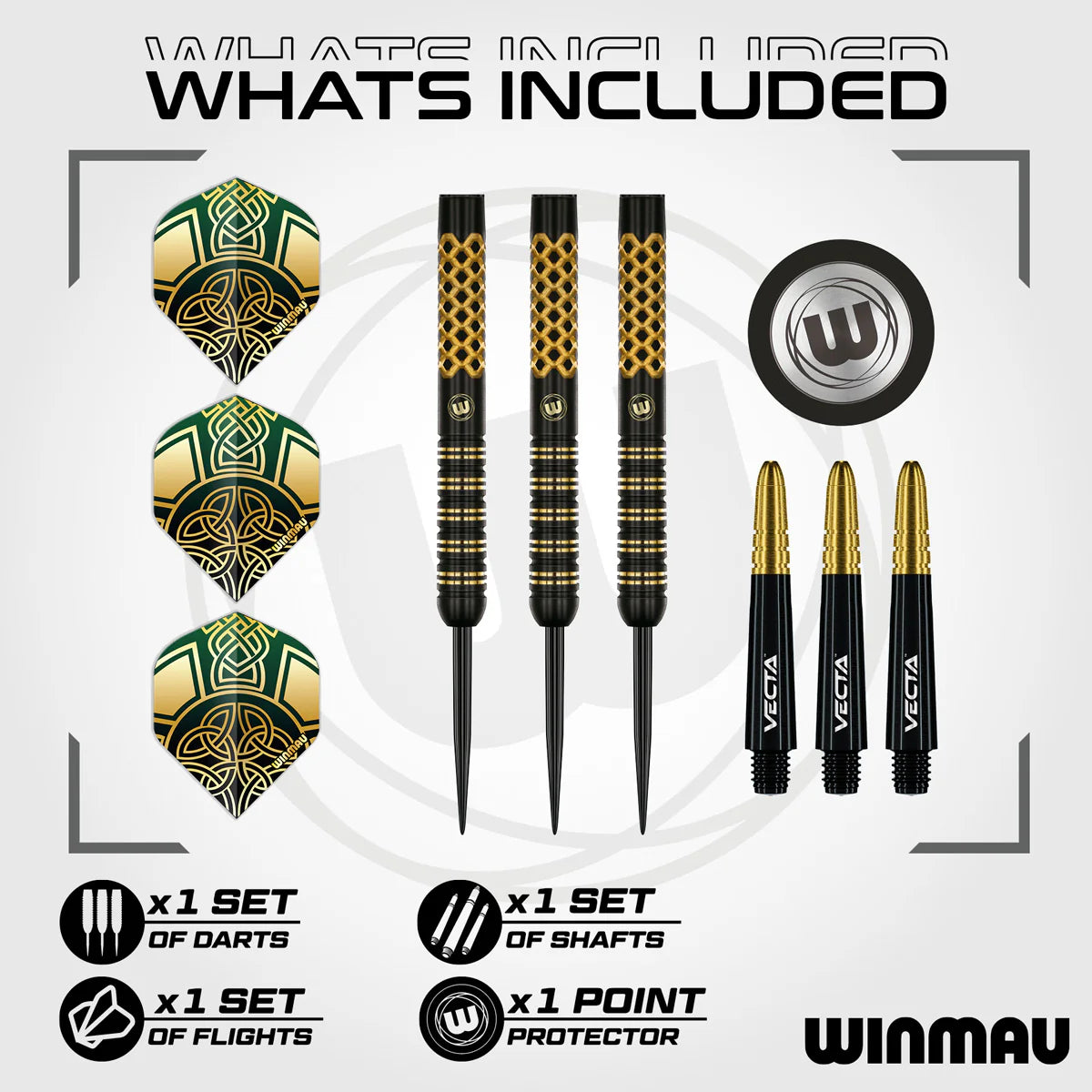 Winmau Brendan Dolan Signature Series 90% Steel Tip Darts