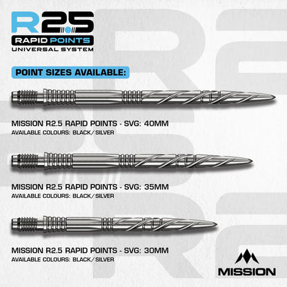 Mission SGV - R2.5 Rapid Dart Points