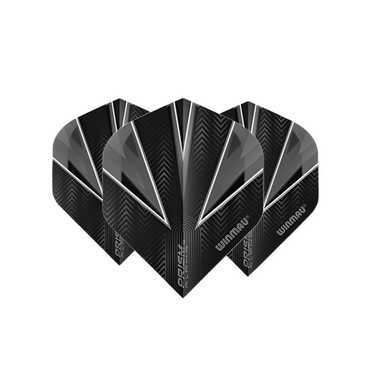 Winmau Prism Alpha Black & Grey Flights